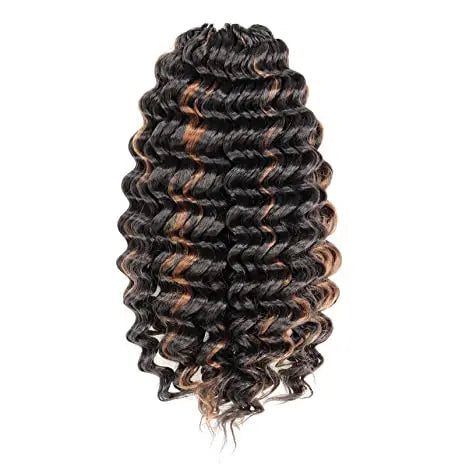 Clearance | Toyotress® Deep Wave Crochet Hair Pre-Looped Wavy Curly Crochet Synthetic Hair Extensions Toyotress